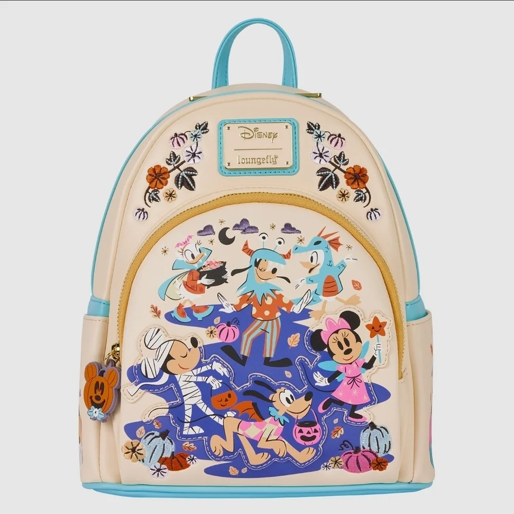 Loungefly 2025 Disney Mickey & Friends Halloween Costume Mini Backpack
